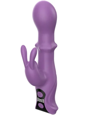 3-in-1 Rabbit Vibrator With LCD Display - Trušu vibrators 1