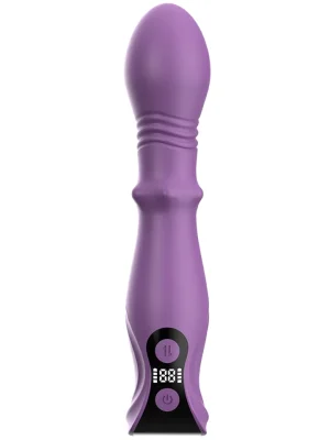3-in-1 Thrusting Dildo With LCD Display - Vibrators 1