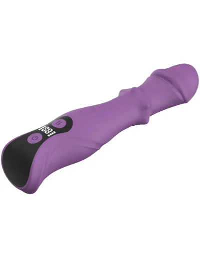 3-in-1 Vibrating Dildo With LCD Display - Vibrējošs dildo 3