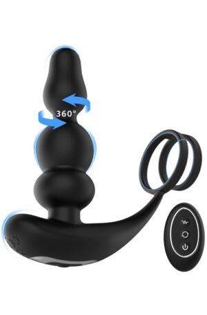 360 Rotating Prostate Plug With Remote - Prostatas stimulēšana 1