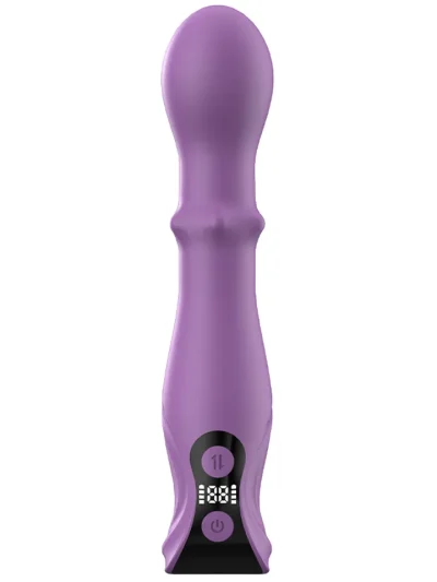 360 Triple Stimulation Vibrator LCD Display - Vibrējošs dildo 1