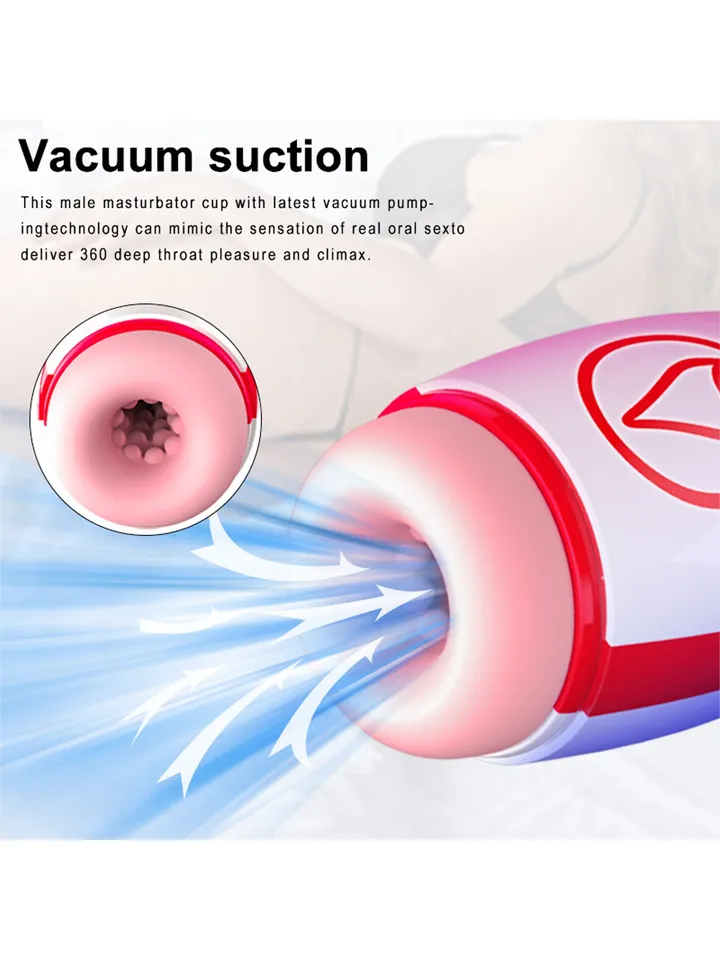 7 Suction Power & 7 Vibration Masturbator - Automātiskais masturbators 3 [full]