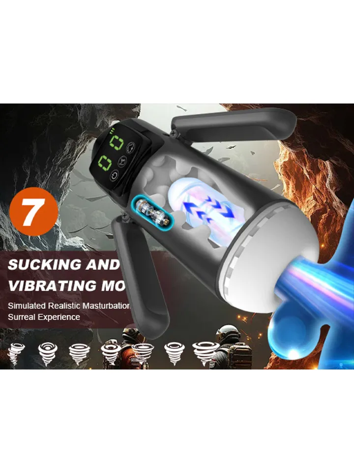 7 Vibration & Suction Functions Masturbator - Automātiskais masturbators 3 [full]