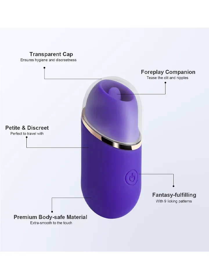 Abby Mini Clit Licking Vibrator Tongue - Klitora stimulators 3 [full]