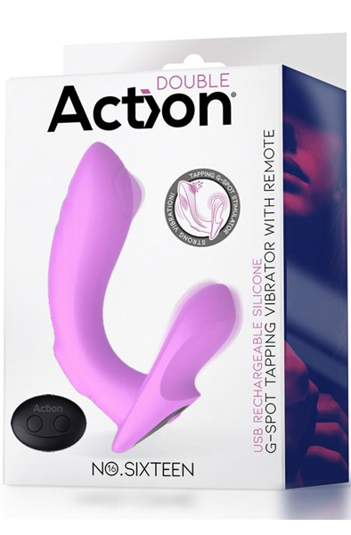 Action G-spot Vibrator With Clitoral Stimulation - G punkta vibrators 3