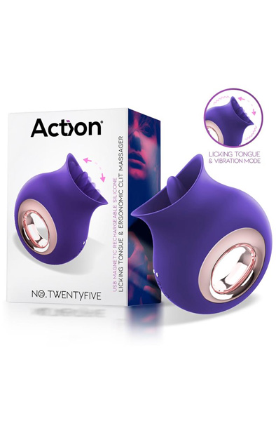 Action No. 25 Licking Tongue & Vibrator Clitoris Massager - Klitora vibrators 7