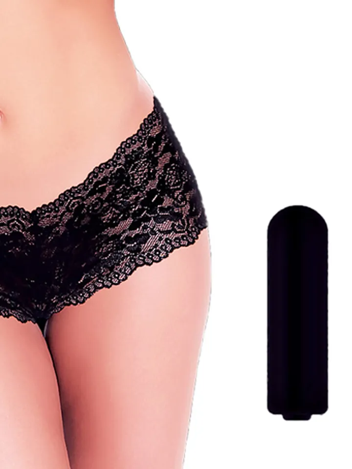 Adam And Eve Cheeky Panty With Bullet - Vibrējošas biksītes 1 [full]