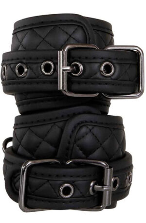 Adam And Eve Fetish Dreams Wrist Cuffs Black - Rokudzelži 1