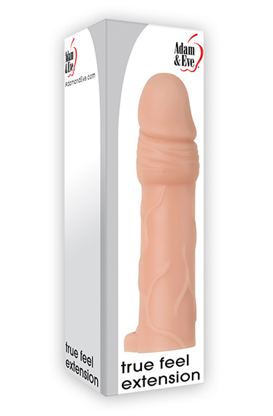 Adam And Eve True Feel Extension Flesh 16cm - Penisa piedurkne 2