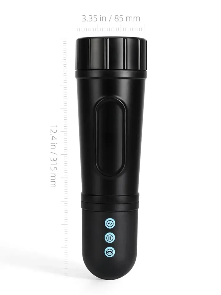 Addax Hands Free Masturbator & Vibrating Sleeve - Vibrējošs mutes masturbators 3 [full]