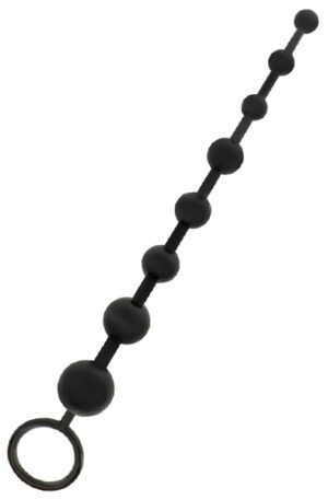 Addicted Toys Anal Beads Black 26 cm - Anālās krelles 1