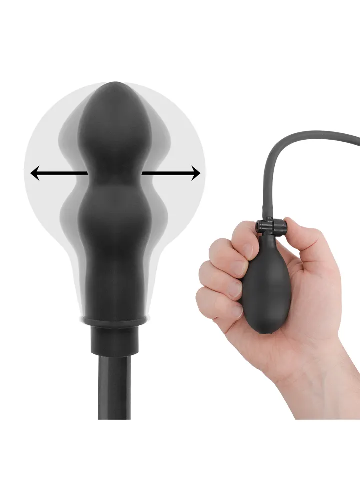 Addicted Toys Inflatable Double Butt Plug - Piepūšams anālais spraudnis 2 [full]