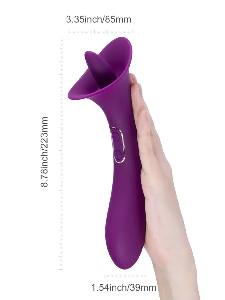 Adele Clit Licking Tongue Vibrator With G-spot Stimulator - Klitora vibrators 3 [full]
