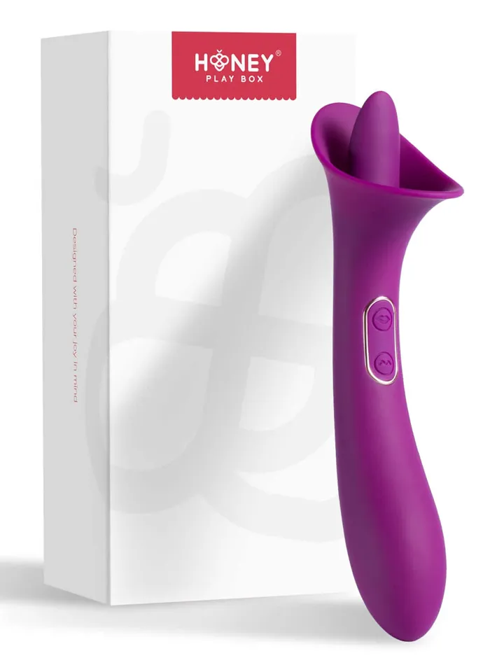 Adele Clit Licking Tongue Vibrator With G-spot Stimulator - Klitora vibrators 4 [full]
