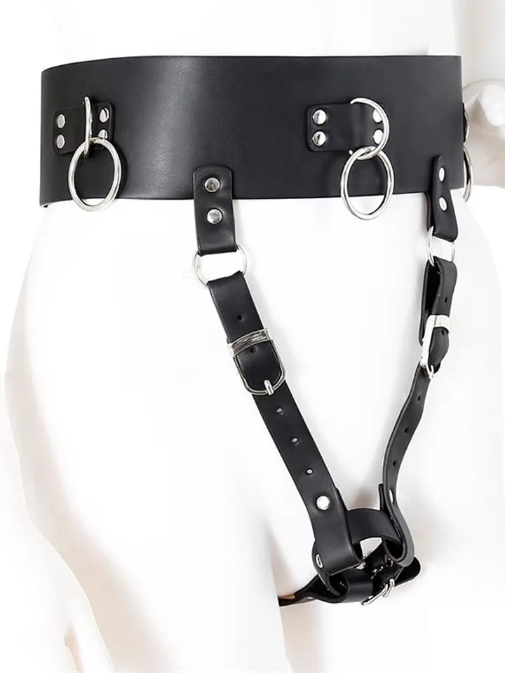 Adjustable Female Chastity Belt - Šķīstības josta 1 [full]