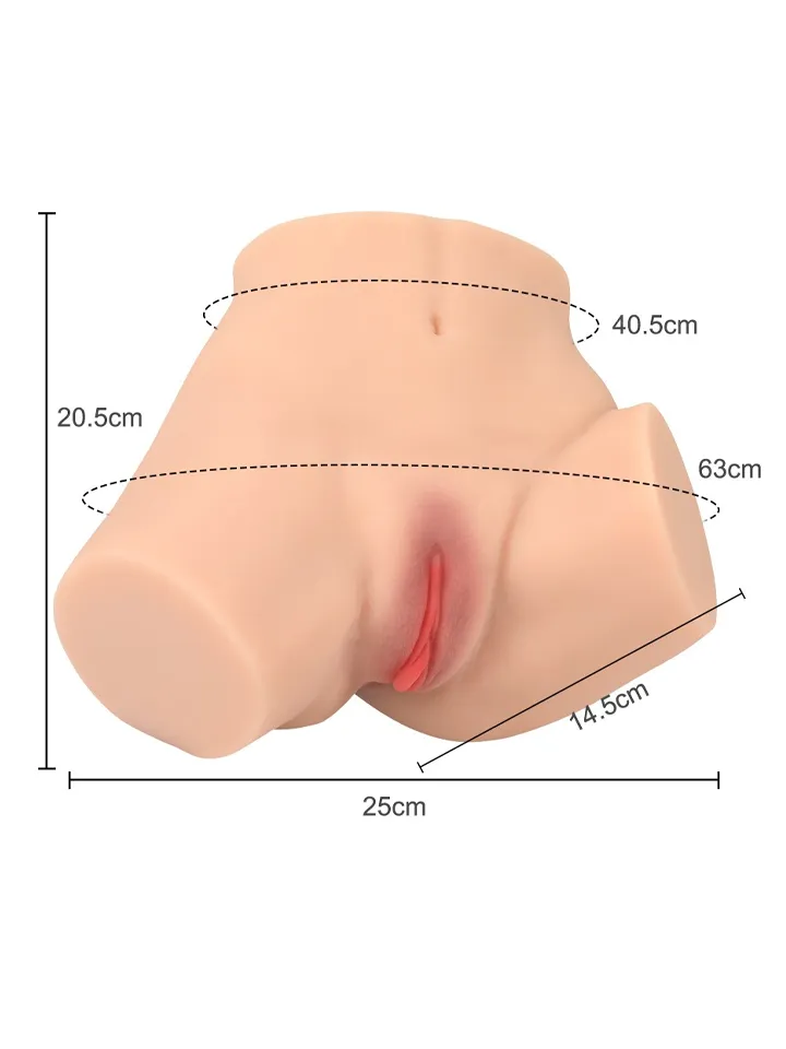 Aiva Vagina & Ass Masturbator 2,6 kg - Seksa lelle 4 [full]