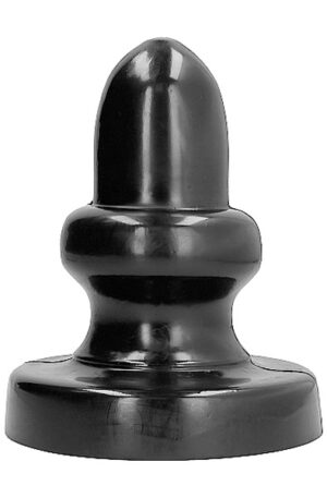 All Black Butt Plug 17 cm - Īpaši spožs anālais spraudnis 1