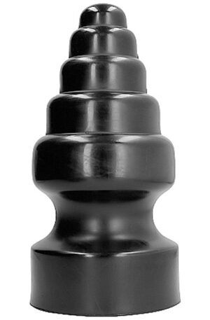 All Black Butt Plug 27 cm - Īpaši spožs anālais spraudnis 1
