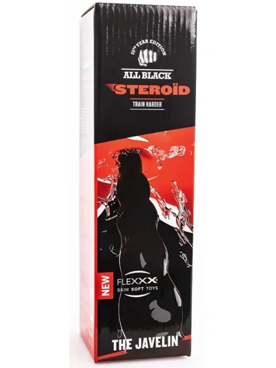 All Black Steroïd The Javelin 39 cm - XXL Buttplug 6