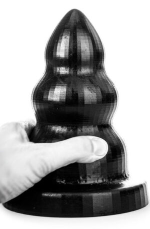 All Black Triple Pleasure Small - XL Buttplug 1