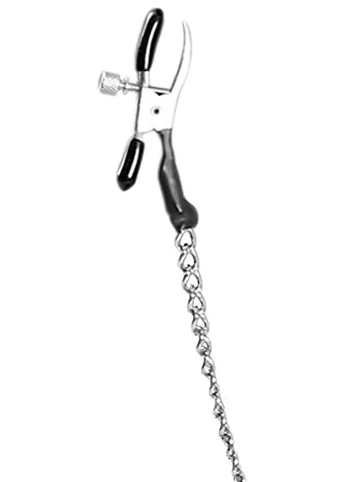 Alligator Nipple Clamps - Krūšu skavas ar ķēdi 2