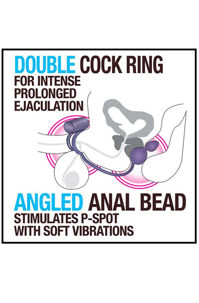 Anal Adventures Anal Plug With C-Ring - Anālais spraudnis ar dzimumlocekļa gredzenu 2