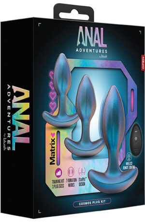 Anal Adventures Matrix Cosmos Plug Kit - Vibrējošs anālais spraudnis 1