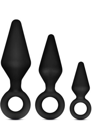 Anal Adventures Platinum Loop Plug Kit - Anālā spraudņa komplekts 1