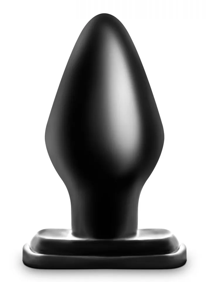 Anal Adventures XXL Plug Black - Īpaši spožs anālais spraudnis 1 [full]