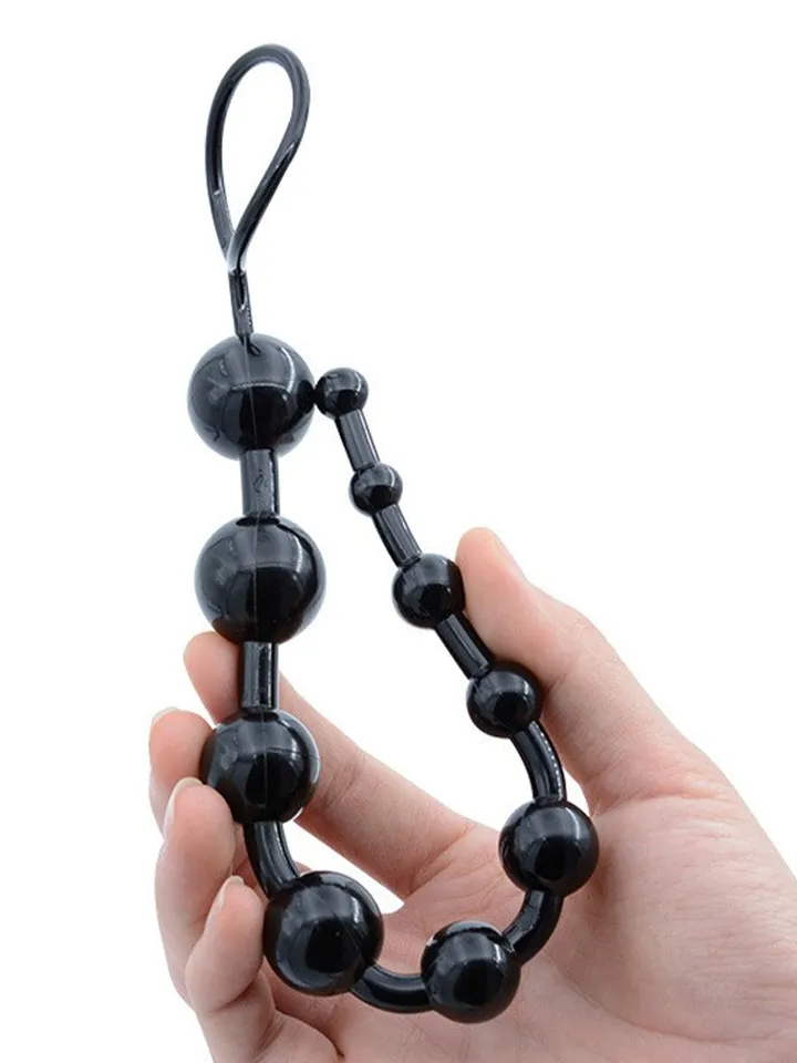 Anal Beads Black 23,5 cm - Anālās krelles 2 [full]