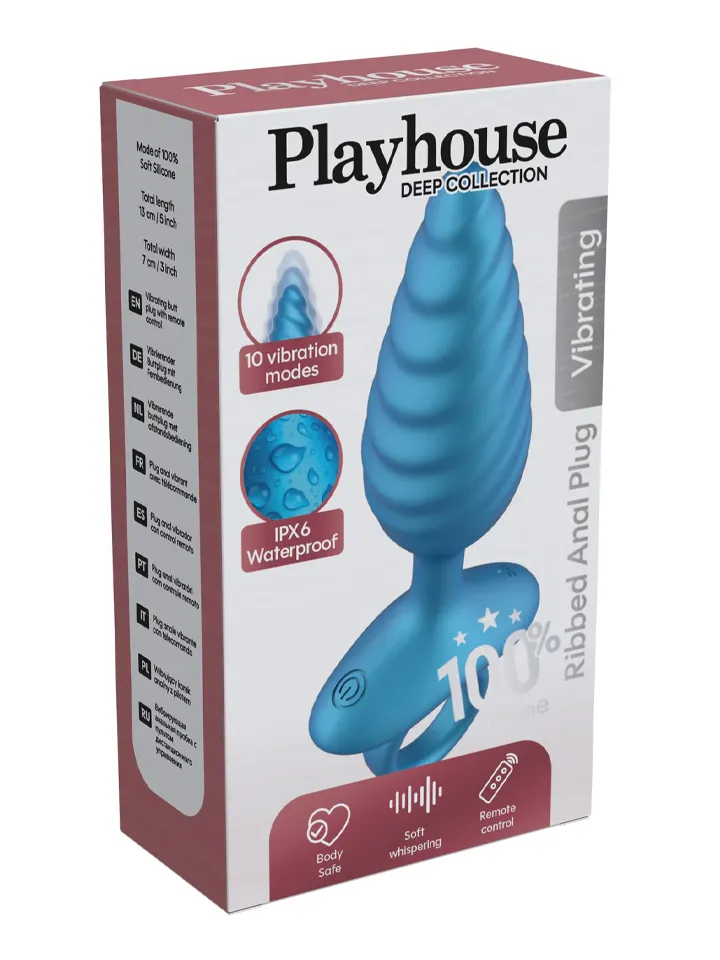 Anal Plug Vibrating + Remote - Anālais spraudnis ar tālvadību 4 [full]