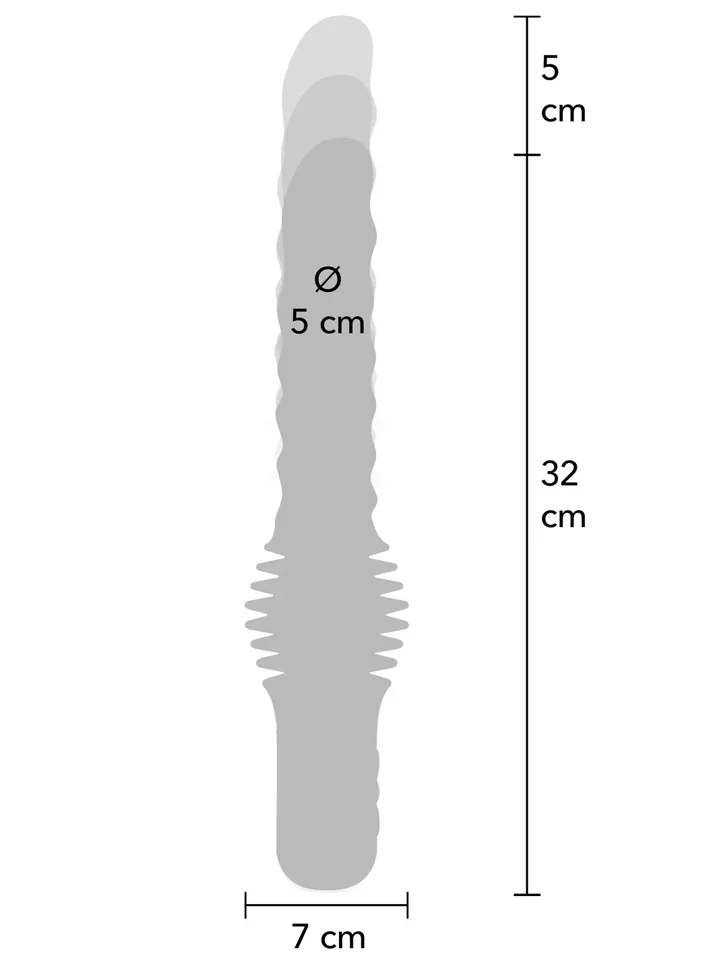 Anal Power Thrusting Vibrator - Vibrējošs anālais dildo 3