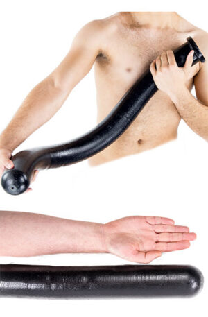 Analconda Blackmamba Spitting 90 cm - Īpaši garš anālais dildo 1