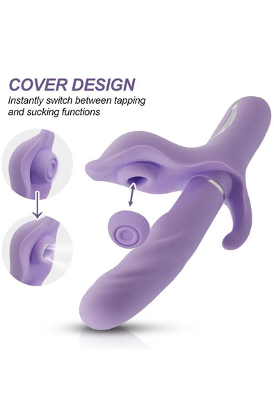 Apollo Thrusting Vibrator, Pulse & Suction Functions - Vibrators 5
