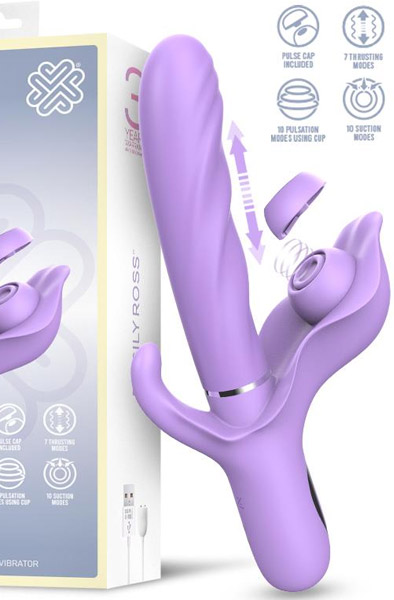 Apollo Thrusting Vibrator, Pulse & Suction Functions - Vibrators 7