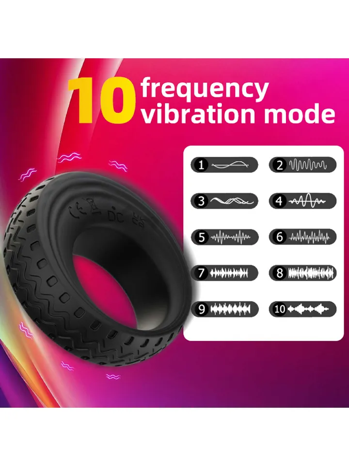 App-Controlled Vibrating Cock Ring - Dzimumlocekļa gredzens, ko kontrolē lietotne 2 [full]