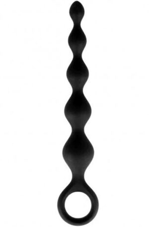 Arse Beads Black 18 cm - Anālās krelles 1