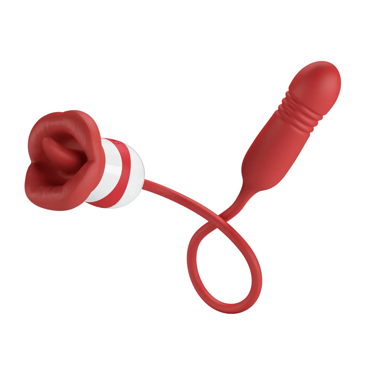 Ashlynn Red Mouth Masturbator - Vibrators 1