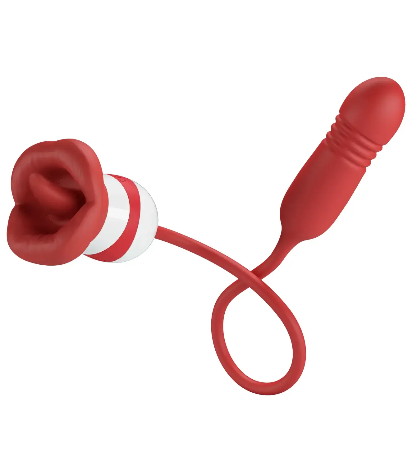 Ashlynn Red Mouth Masturbator - Vibrators 1
