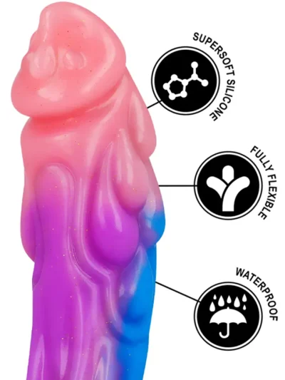 Ashtar Dildo Extraterrestrial Form 18,5 cm - Dragon dildo 3