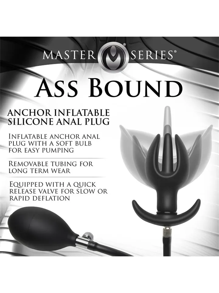 Ass Bound Anchor Inflatable Anal Plug - Piepūšams anālais spraudnis 3 [full]