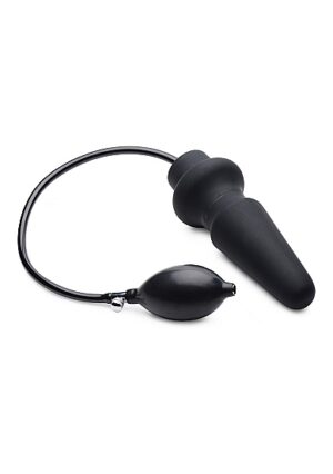 Ass-Pand Large Inflatable Silicone Anal Plug - Black - Muca spraudnis 1