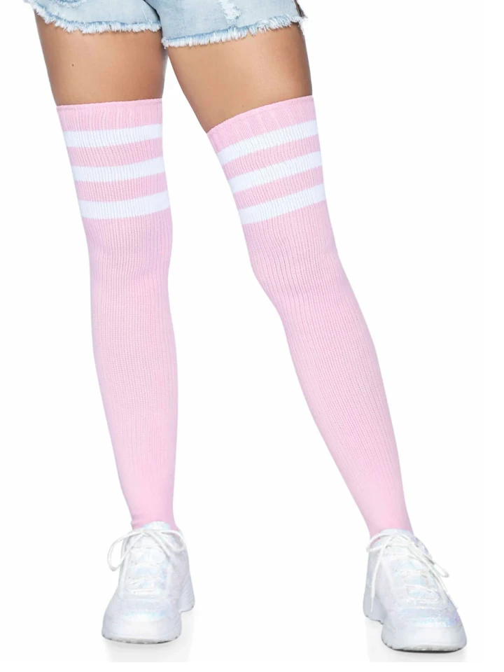 Athlete Over The Knee Socks Light Pink - Zeķes 1 [full]