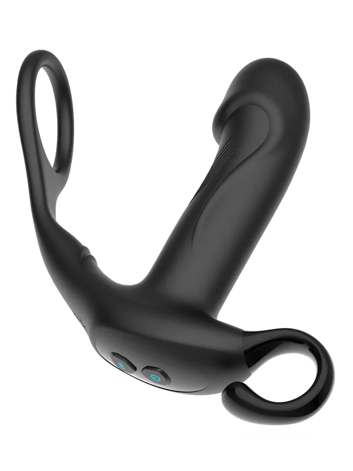 B-Series Cute Thrusting Prostate Massager - Prostatas vibrators ar dzimumlocekļa gredzenu 2 [full]