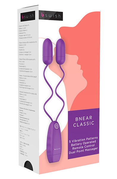 B Swish Bnear Classic Purple - Vibrējoša ola 2