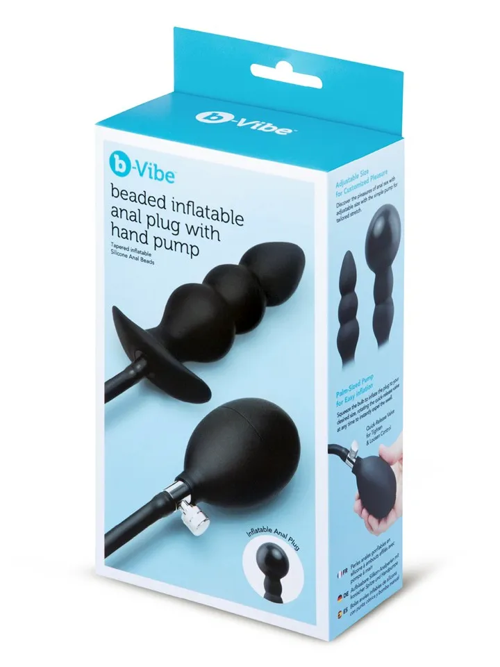 B-vibe Inflatable Anal Plug - Piepūšams anālais spraudnis 4 [full]