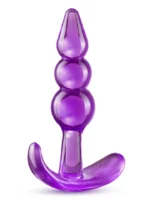B Yours Triple Bead Anal Plug Purple - Mini anālais spraudnis 1 [full]