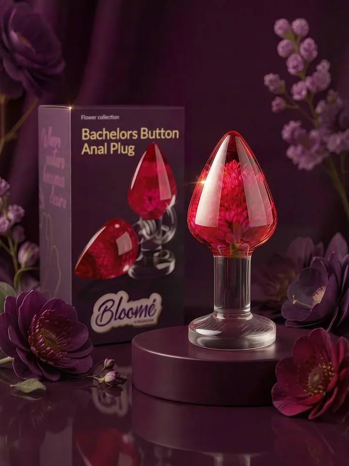Bachelors Button Anal Plug Medium - Anālais spraudnis 4 [full]