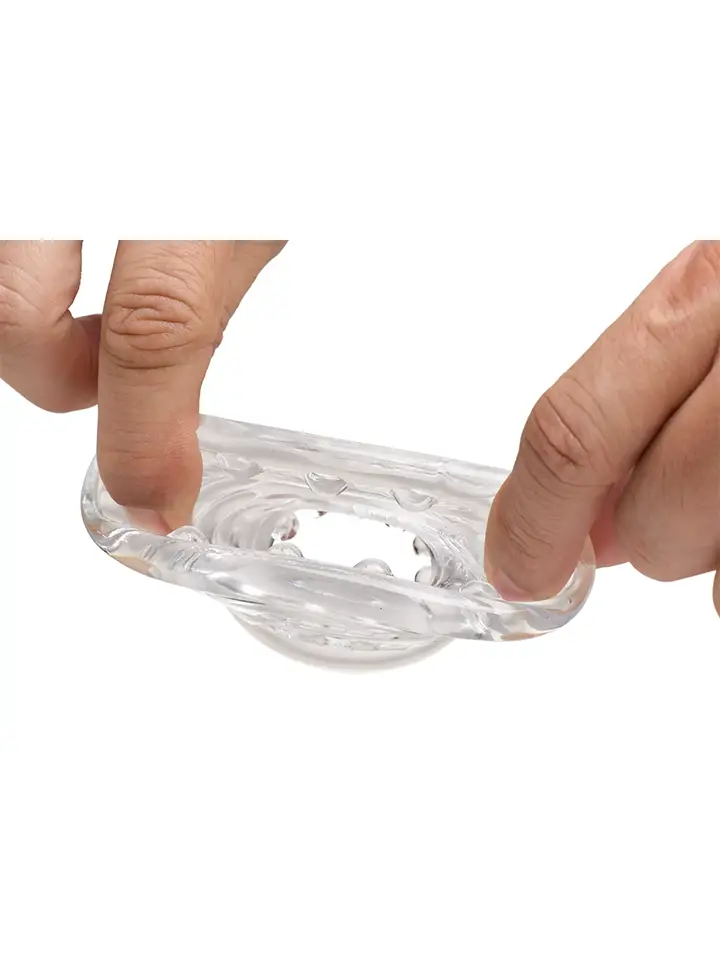 Ball Stack Ball Stretcher Transparent - Dzimumlocekļa un sēklinieku maisiņa gredzeni 5