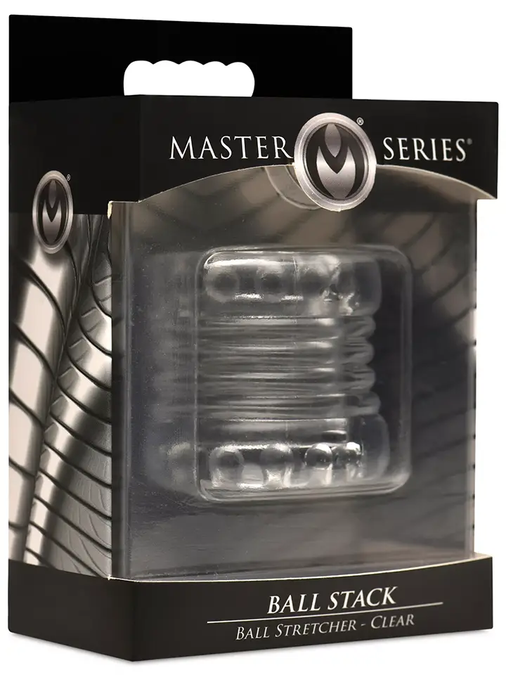 Ball Stack Ball Stretcher Transparent - Dzimumlocekļa un sēklinieku maisiņa gredzeni 7